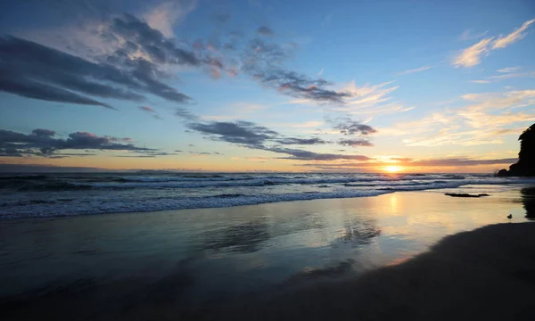 Soluppgång Waihi Beach Bowentown Nya Zeeland — Stockfoto