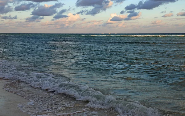 Στην Καραϊβική Θάλασσα Πλάγια Ντελ Κάρμεν Ριβιέρα Μάγια Μεξικό — Φωτογραφία Αρχείου