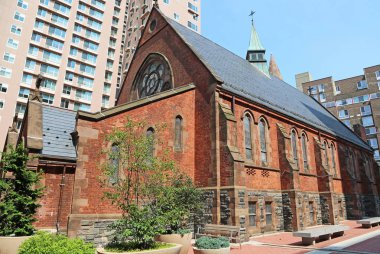 Chapel Good Shepherd - Roosevelt Adası, New York City, New York yan görünüm