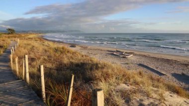 Waihi Beach - Bowentown, Yeni Zelanda, yatay