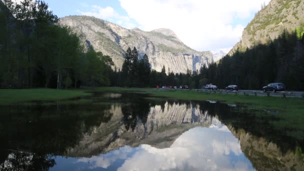 Reflected North Dome Parc National Yosemite Californie — Video