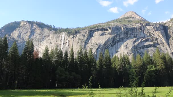 North Dome Yosemite National Park California — Stock Video