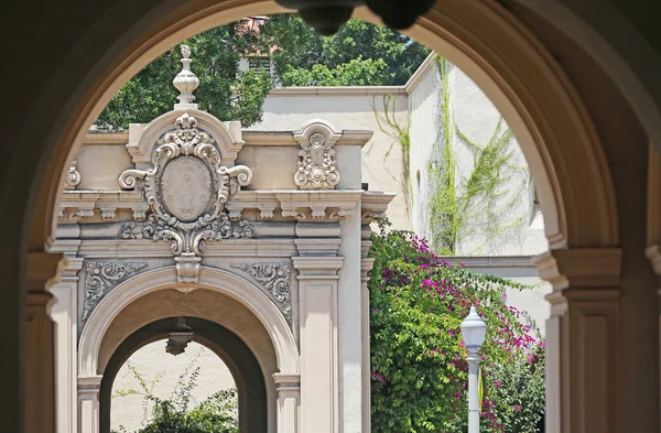 Arcade Balboa Park San Diego Californië — Stockfoto