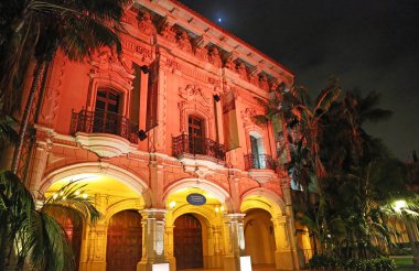 Casa de Balboa gece - Balboa Park, San Diego, Kaliforniya