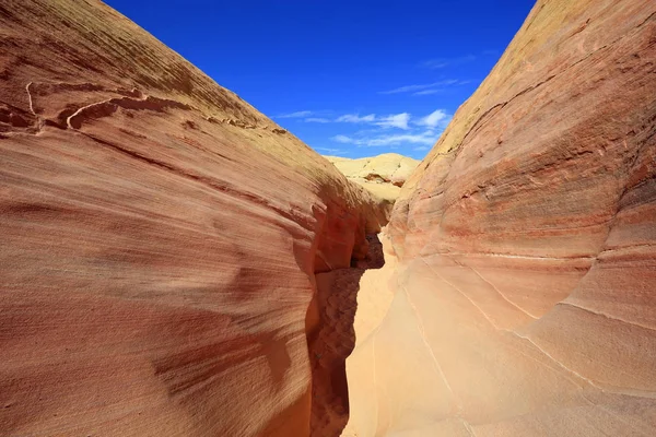 Caminhando Pastel Canyon Parque Estadual Vale Fogo Nevada — Fotografia de Stock