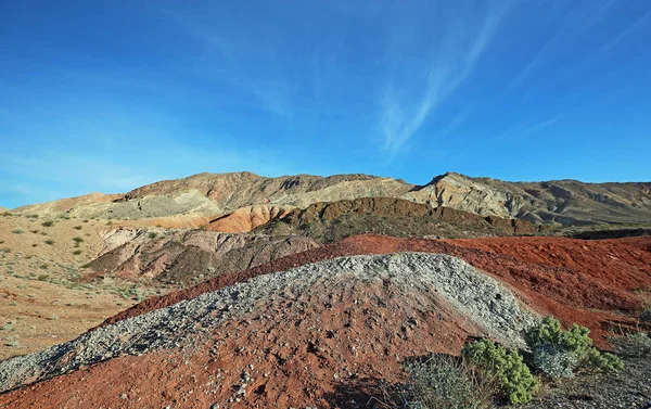 Montanhas Multicoloridas Valley Fire State Park Nevada — Fotografia de Stock