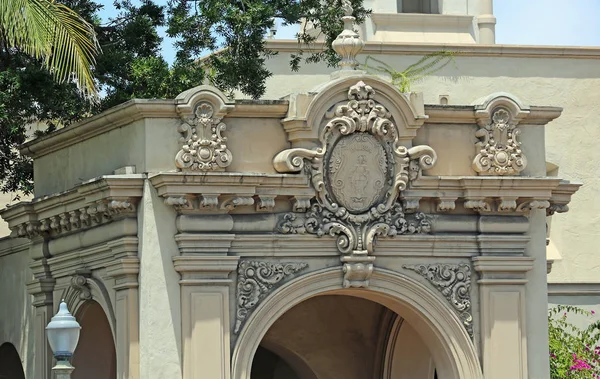 Adorno Sobre Arcade Balboa Park San Diego California —  Fotos de Stock