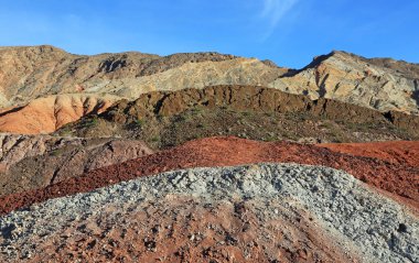 Renkli dağların aralığı - Vadisi yangın State Park, Nevada
