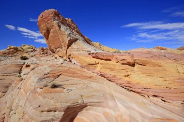 Kaya oluşumu Pastel Kanyon - Vadisi yangın State Park, Nevada