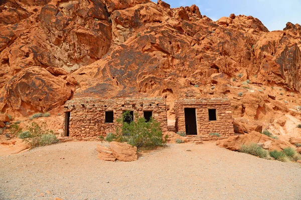 Landscape with the Cabins - Valley of Fire State Park, Nevada