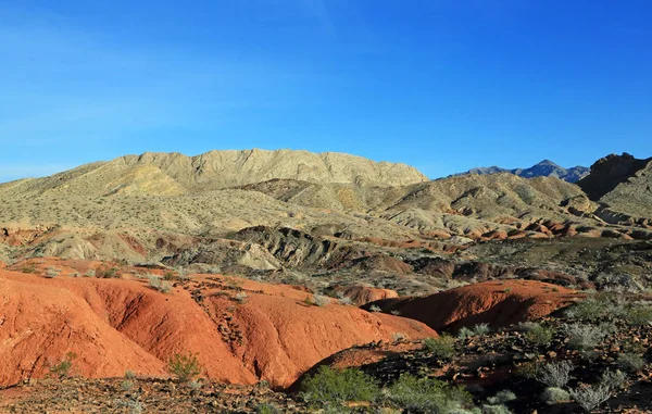 Cordilheira Montanhas Coloridas Valley Fire State Park Nevada — Fotografia de Stock