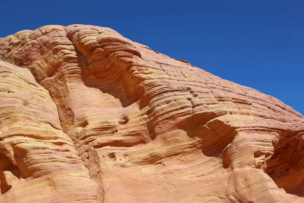 Pink Cliff Blue Sky Valley Fire State Park Nevada — Stock Photo, Image