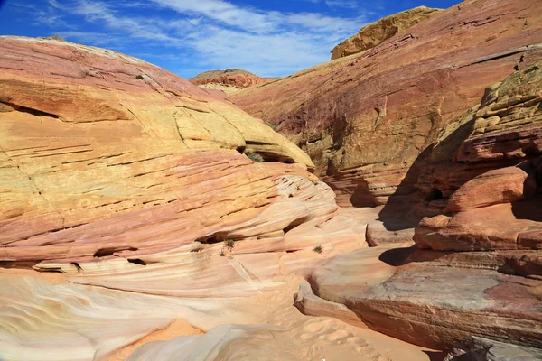 Trilha Pastel Canyon Valley Fire State Park Nevada — Fotografia de Stock