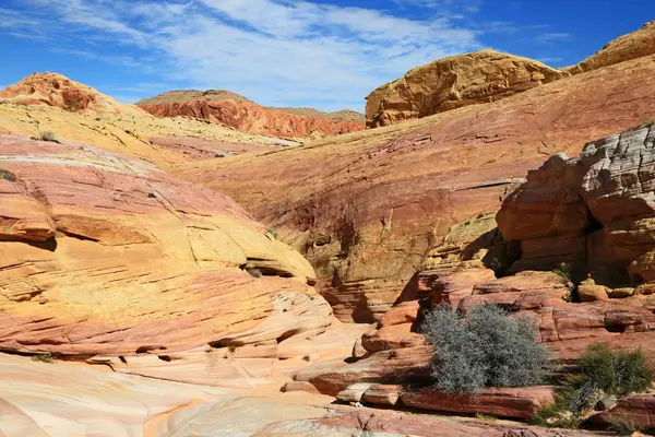 Landscape Pastel Canyon Valley Fire State Park Nevada — Stock Photo, Image