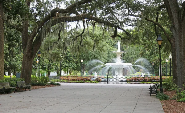 Forsyth Park with the fountain - Savannah, Georgia