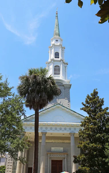 Chiesa Presbiteriana Indipendente Savannah Georgia — Foto Stock