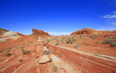 Gibraltar Rock - Valley of Fire State Park, Nevada, yatay