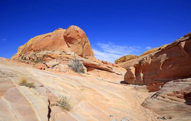 Renkli taş - Vadisi yangın State Park, Nevada