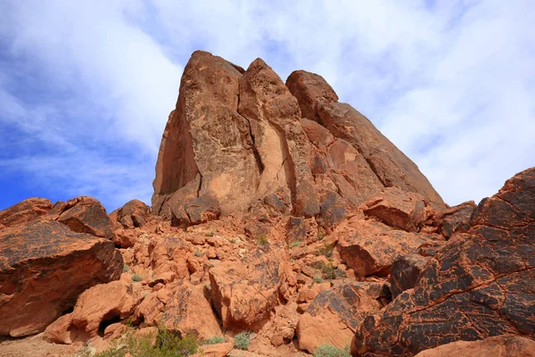 Gibraltar Rock Close Valley Fire State Park Nevada — Stock Photo, Image