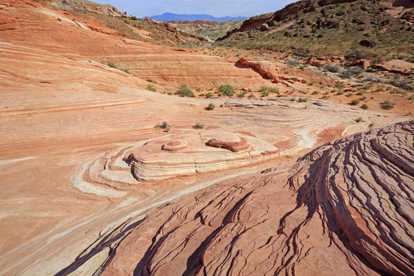 Vista Desde Fire Wave Valley Fire State Park Nevada —  Fotos de Stock