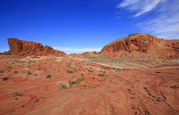 Landscape Gibraltar Rock Valley Fire State Park Nevada — Stock Photo, Image