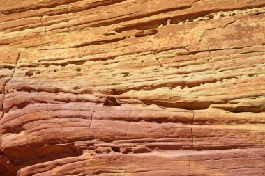 Sarı kırmızı cliff - Vadisi yangın State Park, Nevada