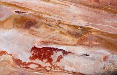 Mermer doku - Vadisi yangın State Park, Nevada