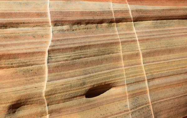 Striped Texture Sandstone Valley Fire State Park Nevada — Stock Photo, Image