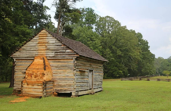 Dřevěná Stodola Krnap Vojenské Shiloh Tennessee — Stock fotografie