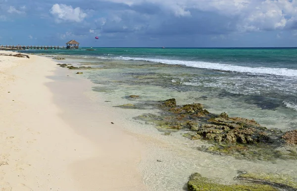 Риенца Майя Мексика Playa Del País — стоковое фото