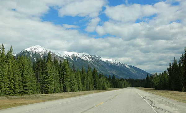 Δρόμος Στην British Columbia Kootenay Εθνικό Πάρκο Βρετανική Κολομβία Καναδάς — Φωτογραφία Αρχείου