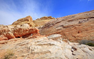Renkli cliffs - Vadisi yangın State Park, Nevada