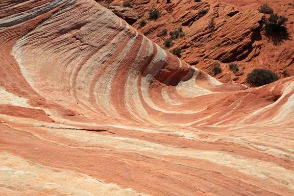 Feuerwelle Tal Des Feuers State Park Nevada — Stockfoto