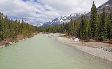 Vermilion Nehri - Kootenay Milli Parkı, British Columbia, Kanada, yatay