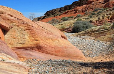 Renkli cliffs - Vadisi yangın State Park, Nevada