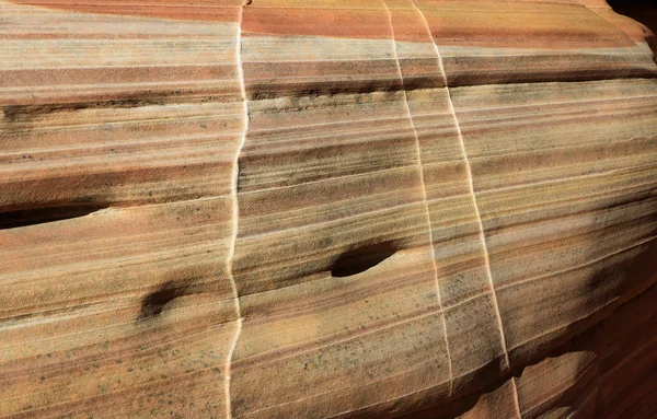 Brown Stripes Sandstone Valley Fire State Park Nevada — Stock Photo, Image