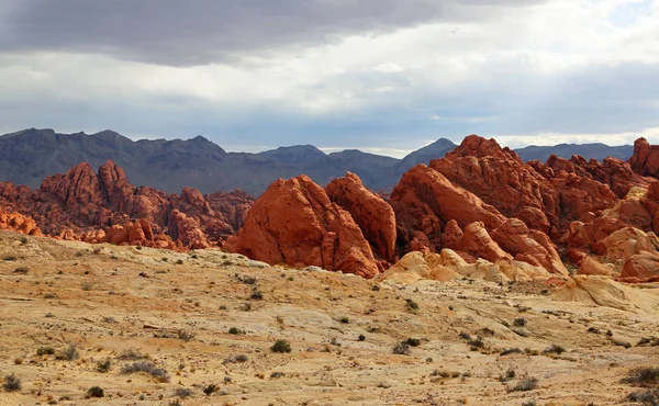 Fire Canyon Tal Des Fire State Park Nevada — Stockfoto