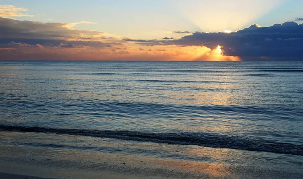 Beach Sunrise Mexico — Stock Photo, Image