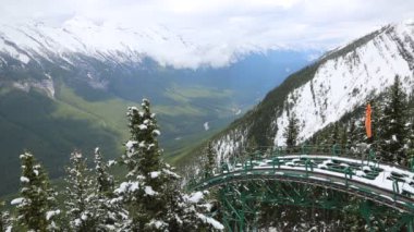 Kükürt dağ gondol - Banff National Park, Alberta, Kanada