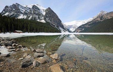 Fairview dağda Lake Louise - Banff National Park, Alberta, Kanada
