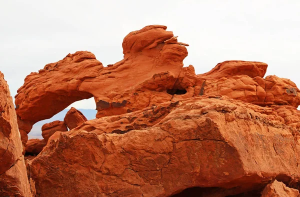 Natural Arch Valley Fire State Park Nevada — Stock Photo, Image