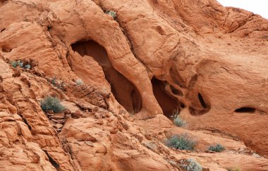 Kırmızı kaya - Vadisi yangın State park, Nevada doğal mağara