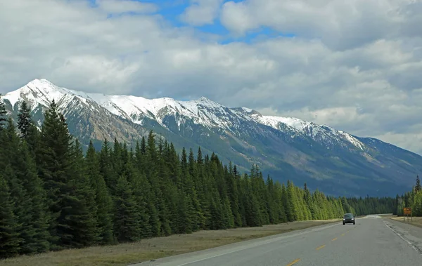 Die Straße Kottenay Tal Kootenay Nationalpark Britisch Columbia Kanada — Stockfoto