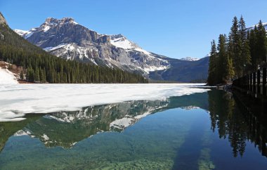 Michael tepe Emerald Gölü - Yoho Milli Parkı, British Columbia, Kanada