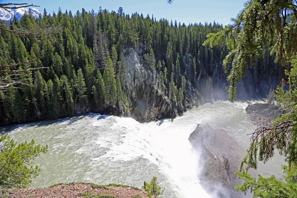 Wapta Şelaleden Yoho Milli Parkı British Columbia Kanada Daimi — Stok fotoğraf