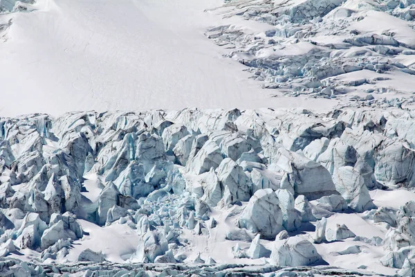 Lodowiec Seracs Columbia Icefield Park Narodowy Jasper Alberta Kanada — Zdjęcie stockowe