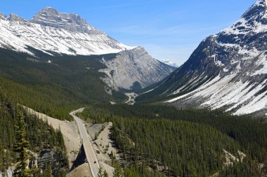 Big Bend'den Icefield Parkway, Alberta, Kanada