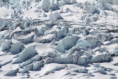 Serac yakın - Columbia Icefield, Alberta, Kanada