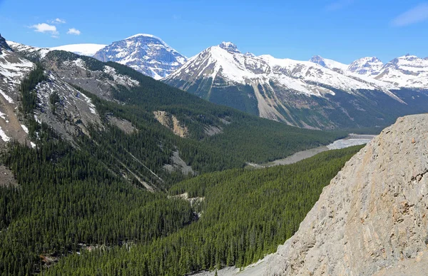 Valle Sunwapta Parque Nacional Jasper Alberta Canadá —  Fotos de Stock