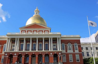 Massachusetts State House - Boston, Massachusetts clipart